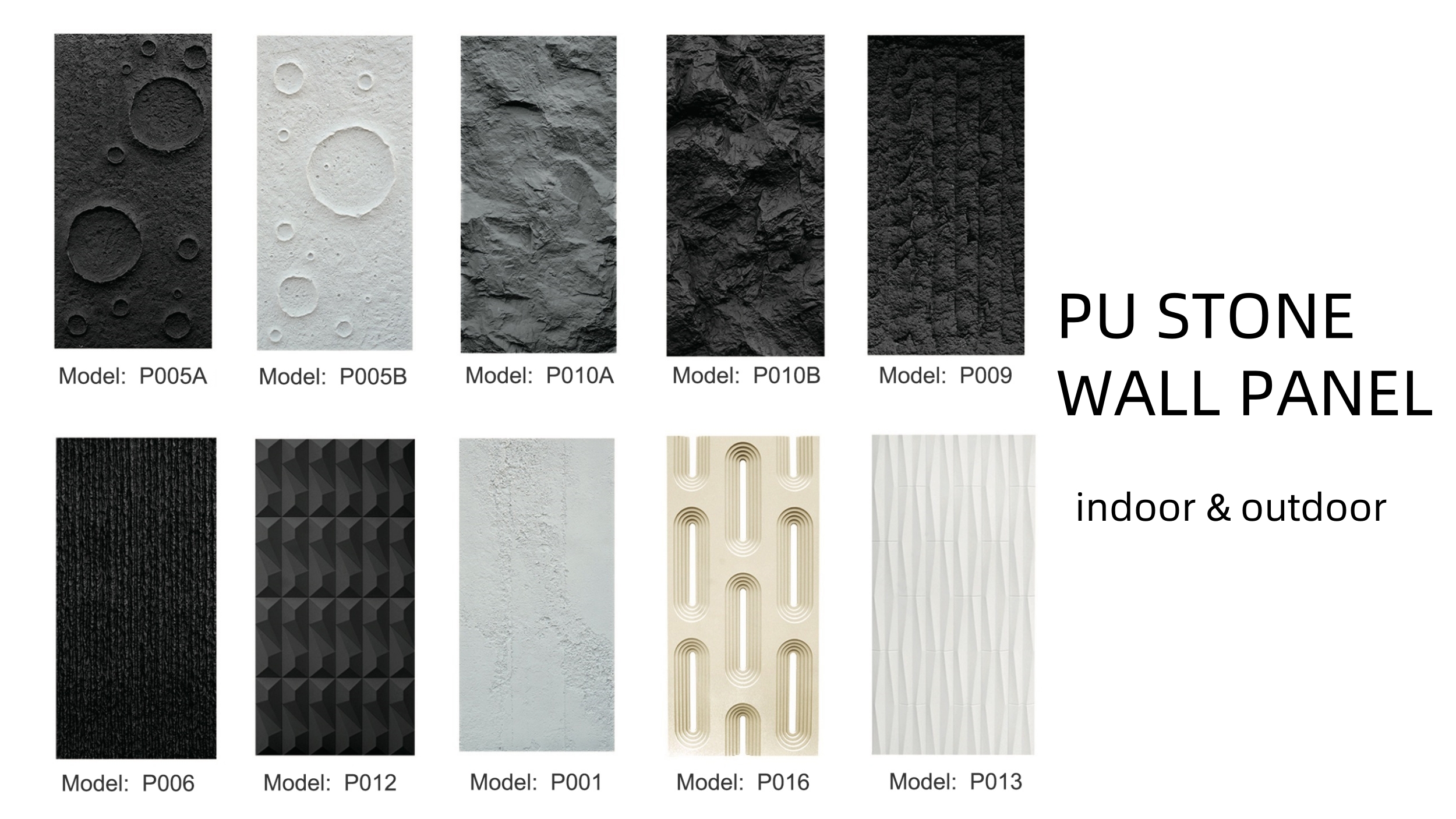 PU stone wall panel