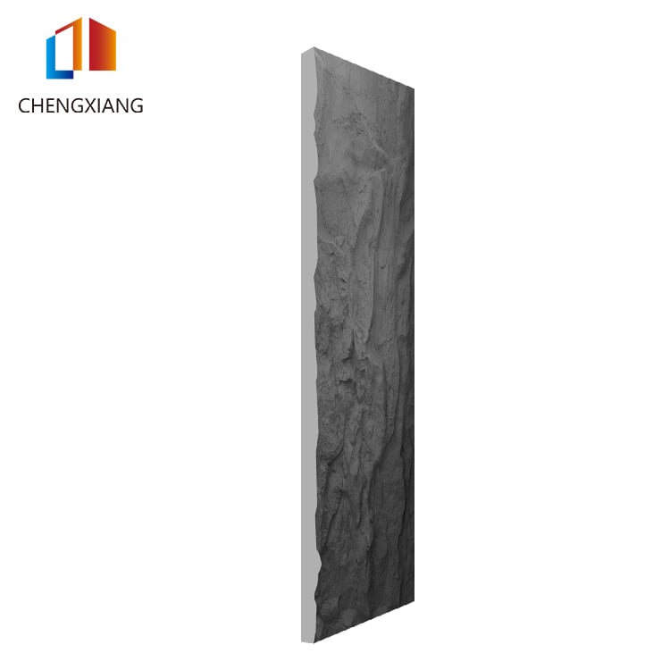 PU Stone Faux Rock Wall Panels Exterior, 3000*1200*120mm 