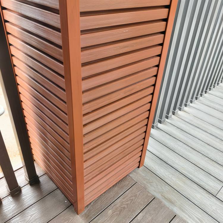 35×45mm WPC Corner Guard for Exterior Wall Cladding