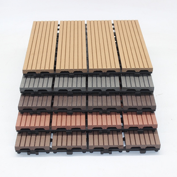 30x30cm DIY WPC Non Slip Outdoor Waterproof Composite Decking Board