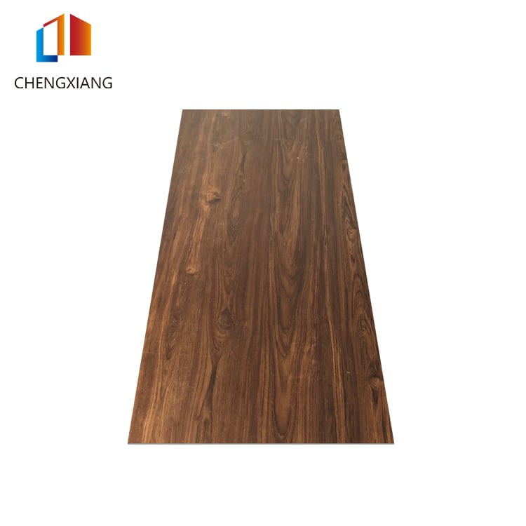 Teak Wood Faux PVC Wall Panel UV Marble Sheet