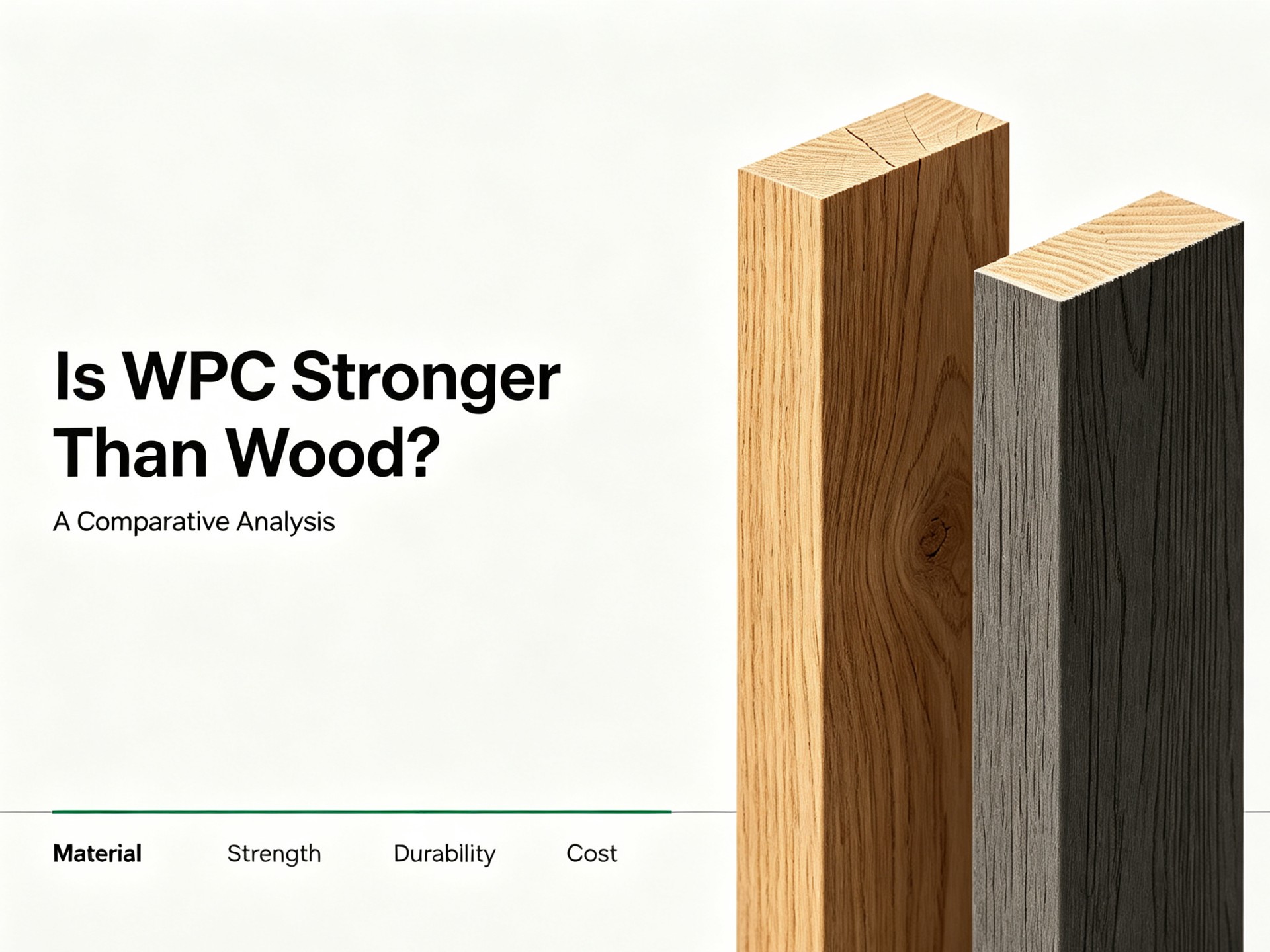 Is WPC Stronger Than Wood? A Comparative Analysis