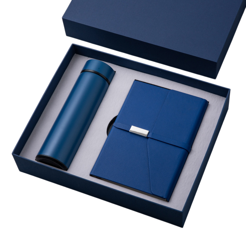 Luxury notebook gift set blue custom.png