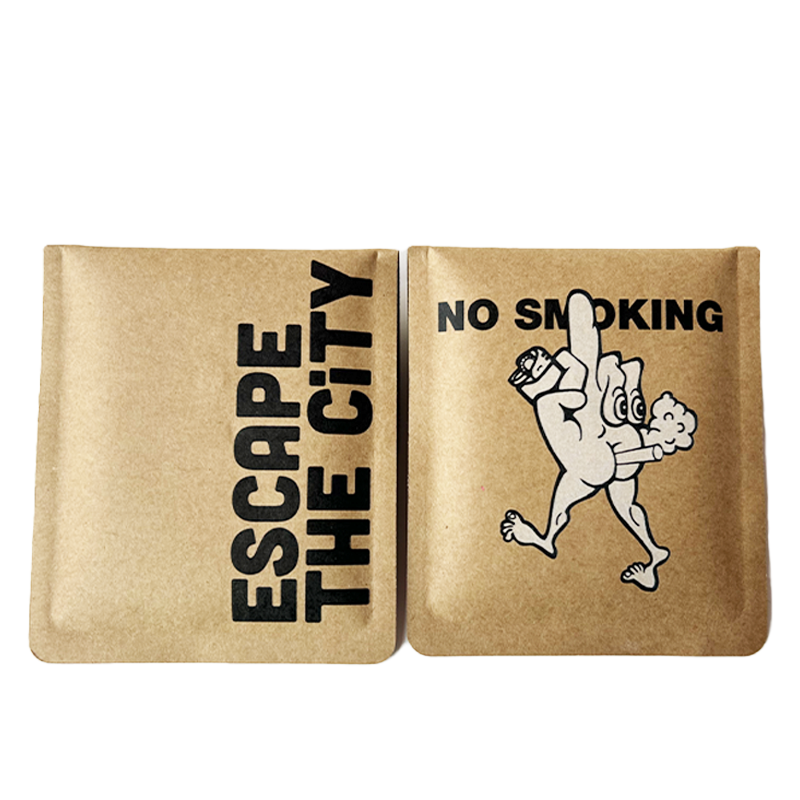 Kraft paper pocket ashtray