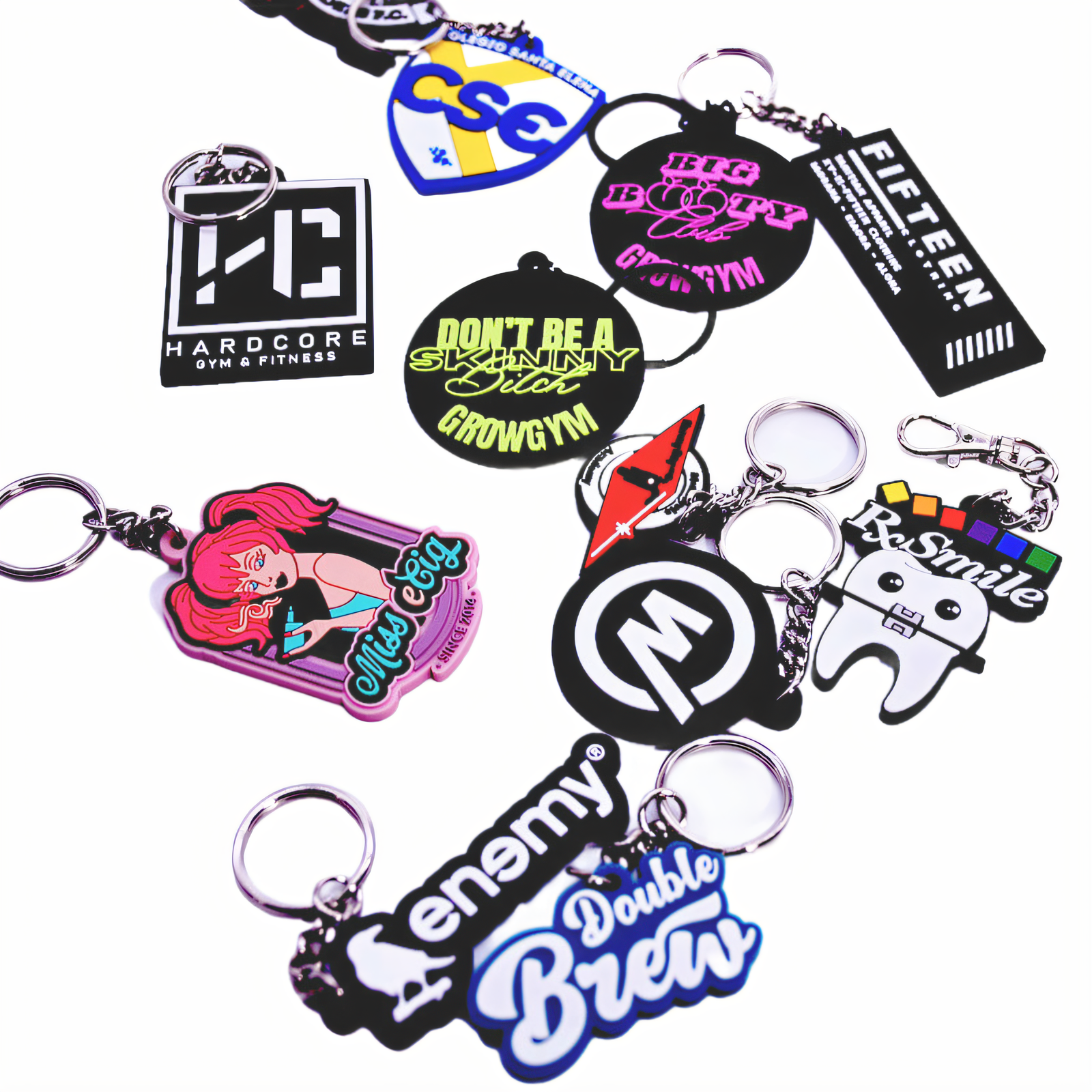 3D/2D PVC Keychain