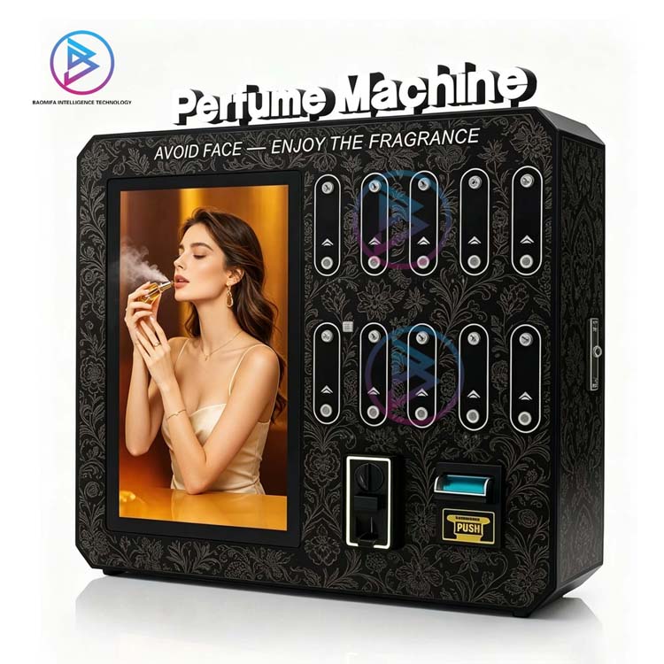 10 Bottles Perfume Spray Vending Machine