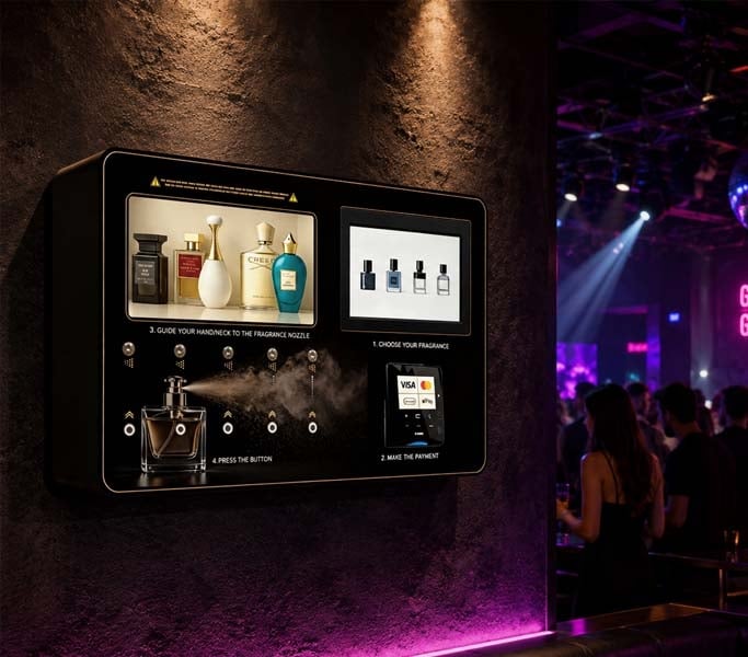 Wall Mounted Perfume Vending Machine