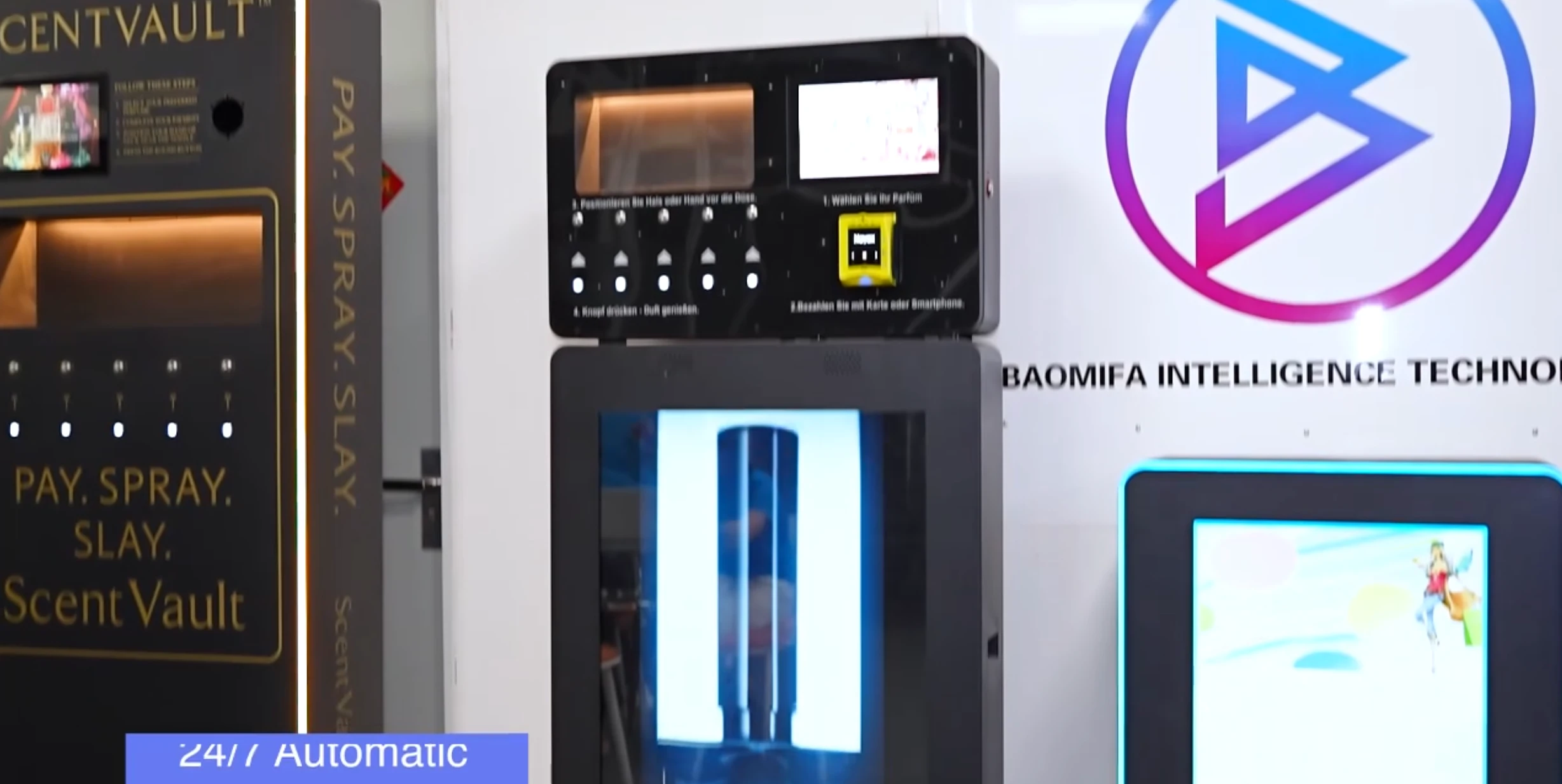 43Inch and 10.1Inch Touch Screen Perfume Vending Machine