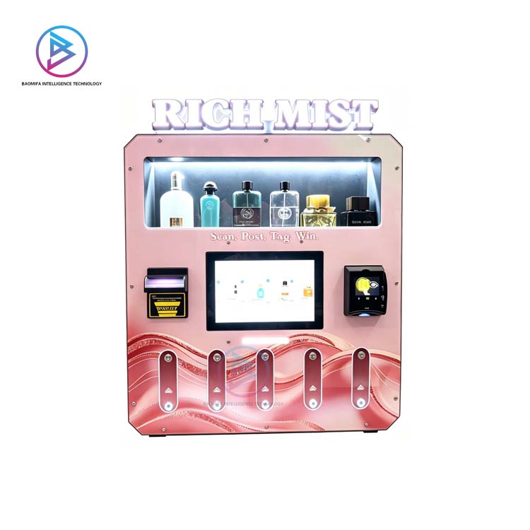 Perfume Vending Machine with LED light