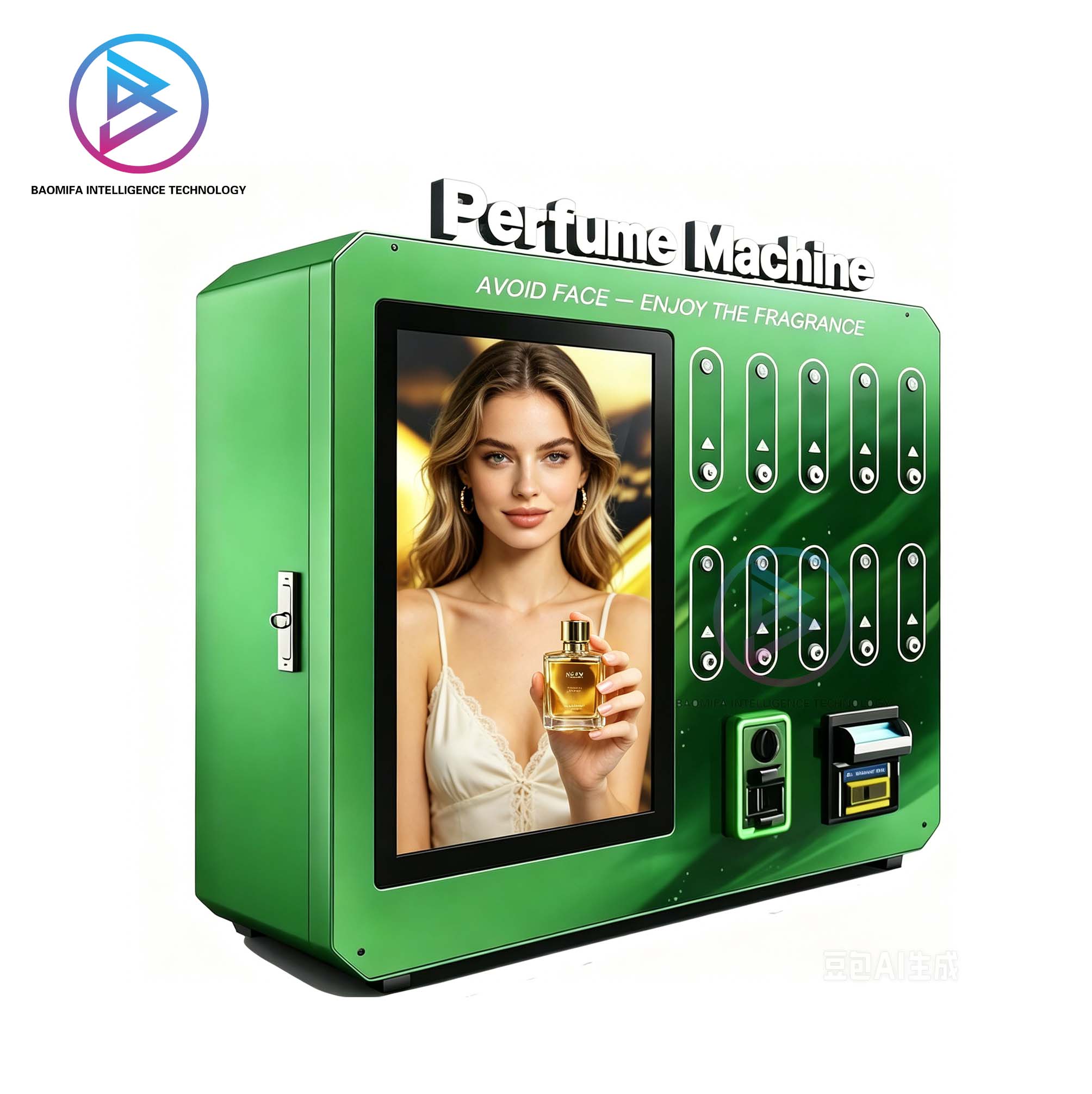 10 Bottles Perfume Spray Vending Machine