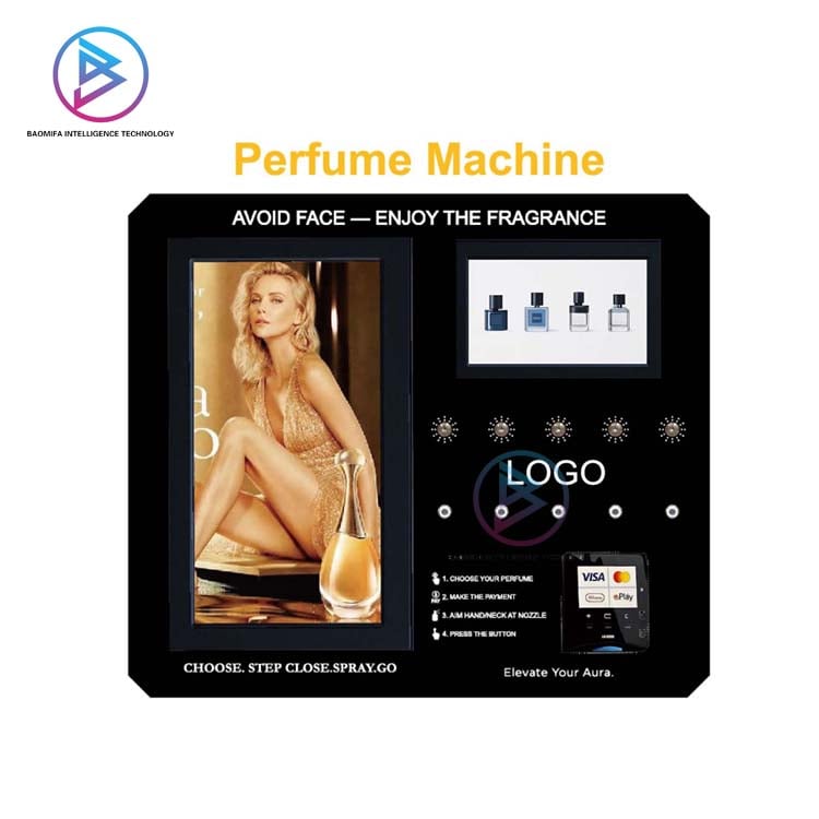 Luxury perfume vending machine