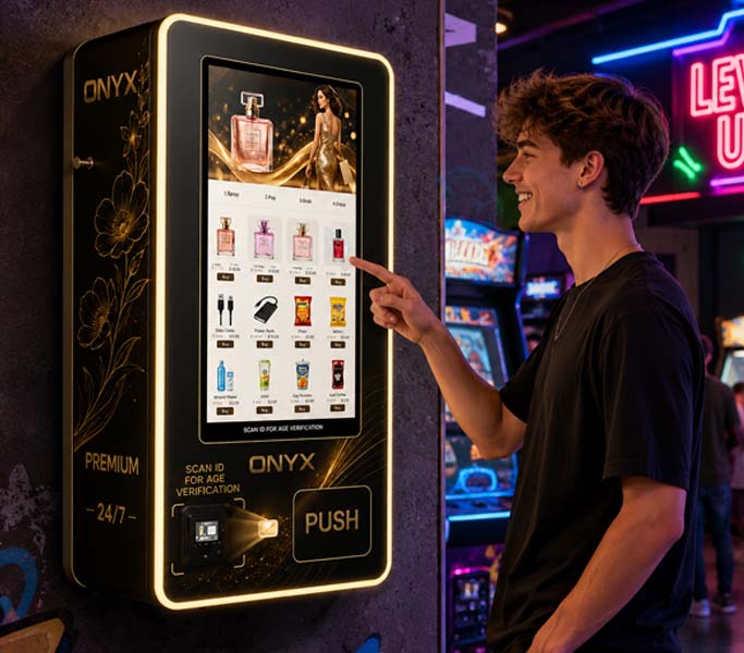 Perfume Vending Machine with 43 inch Touch Screen