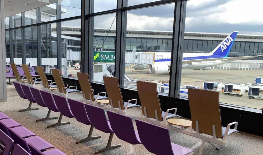 32 inch vending machine deployed at airport terminal
