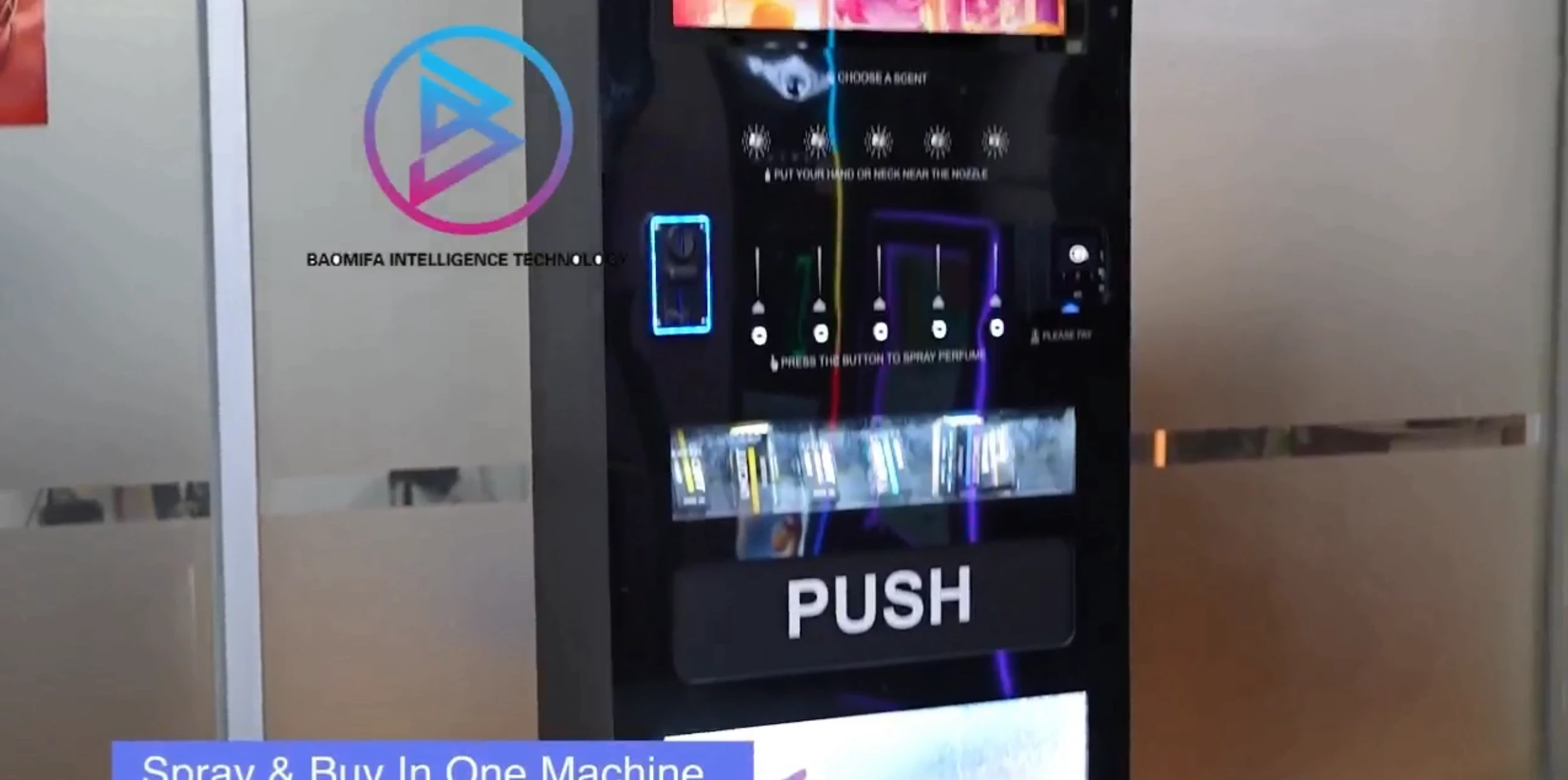 5Bottles Perfume Spray and Sale Vending Machine