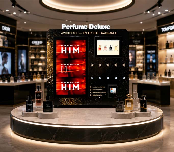 Wall Mounted Perfume Vending Machine