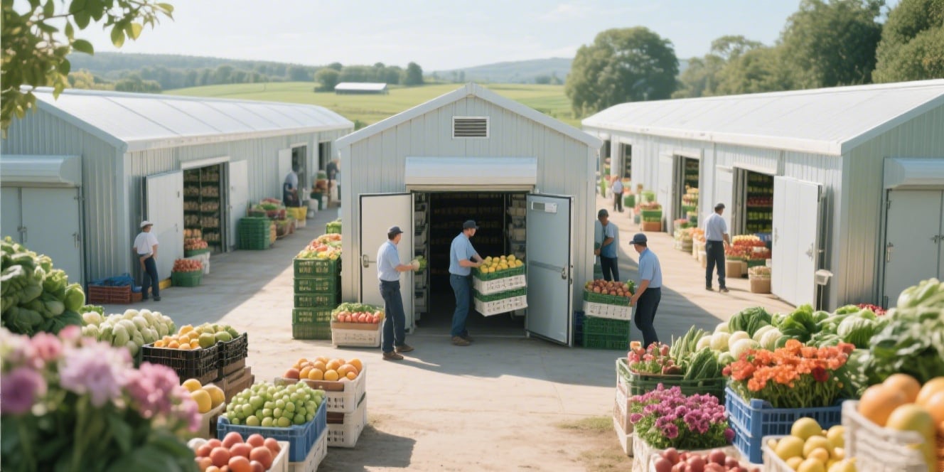 New energy mobile cold storage