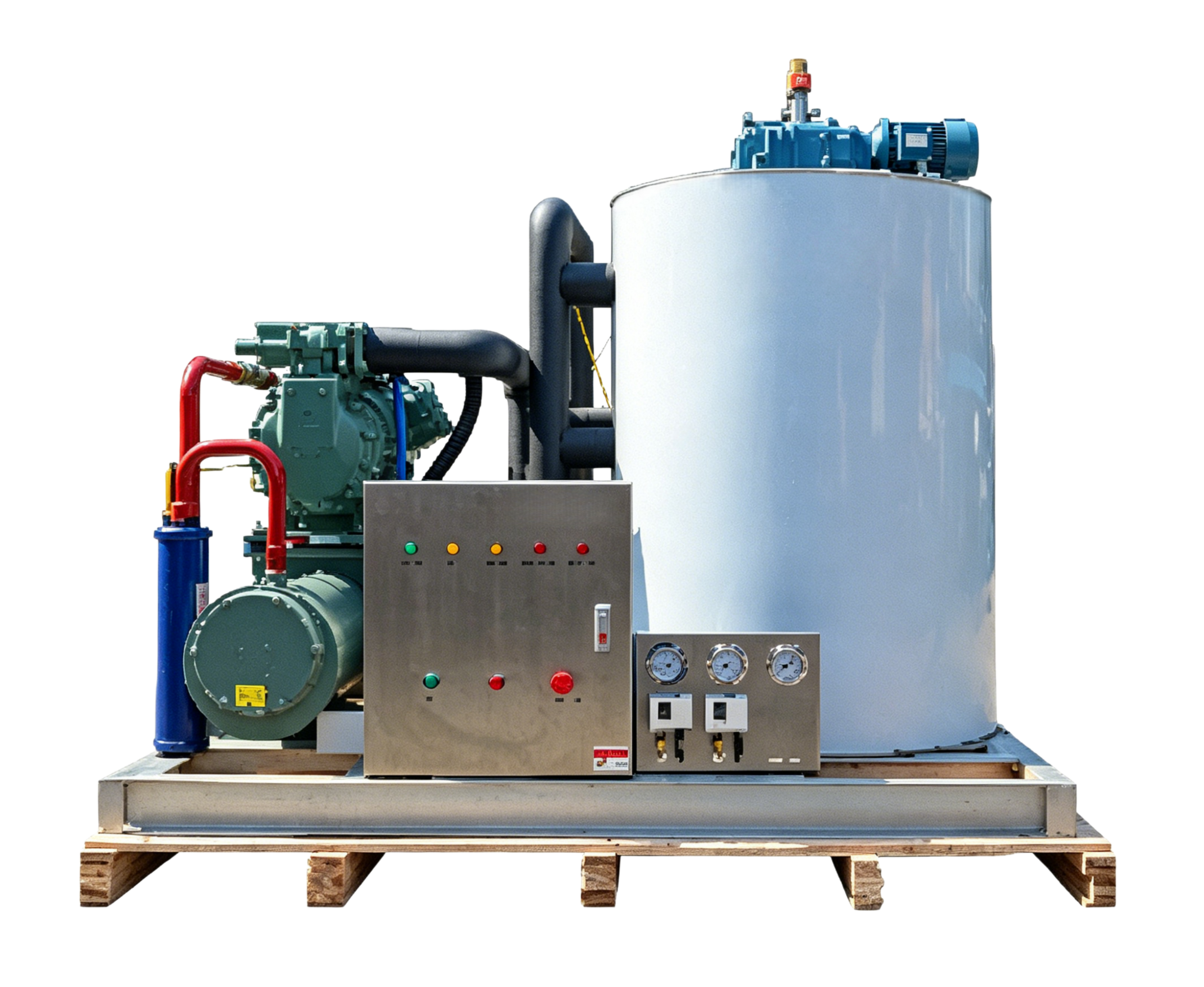 Stainless Steel Sea Water (Marine) Flake Ice Machine