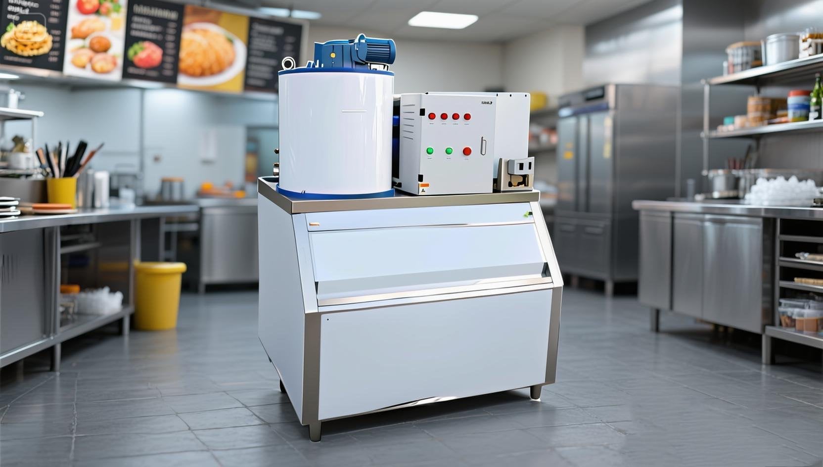 Flake ice maker