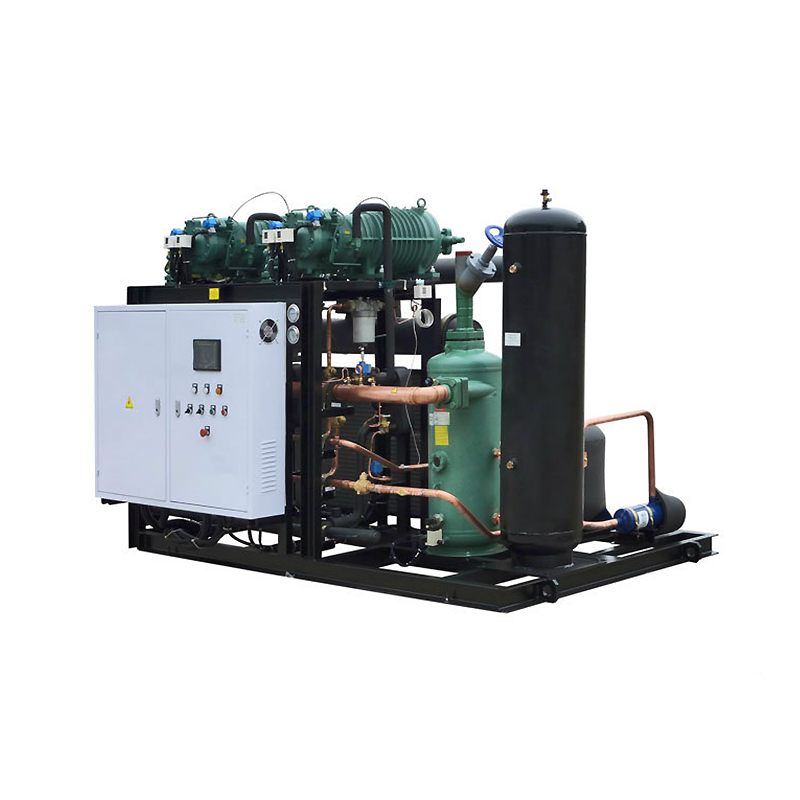 Compressor Rack with Bitzer Screw Compressors for Refrigeration Scenarios