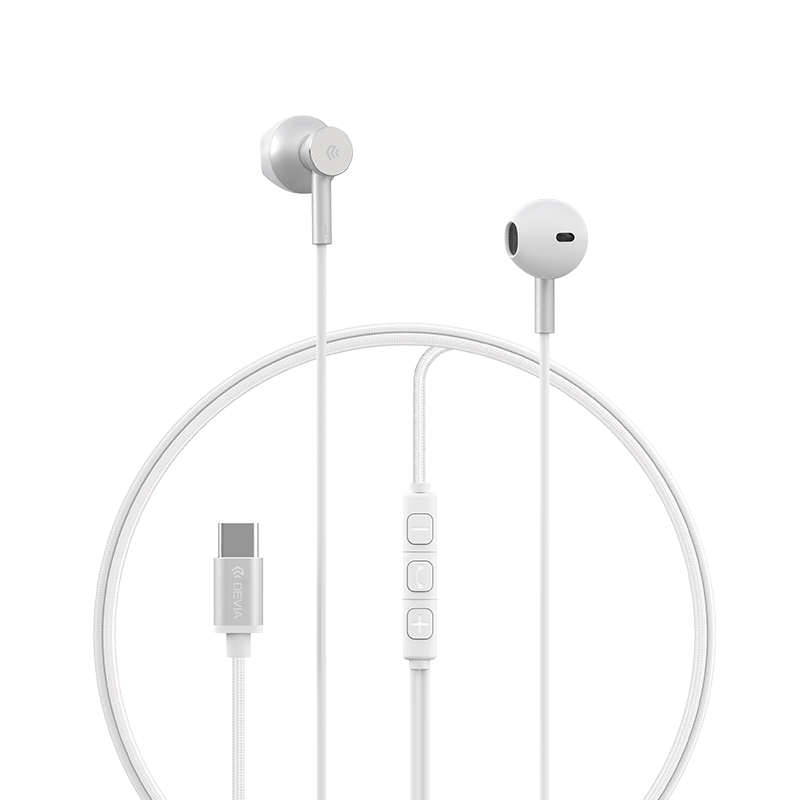 Smart Series M2 Metal Wired Earphone (Type-C Digital) silver