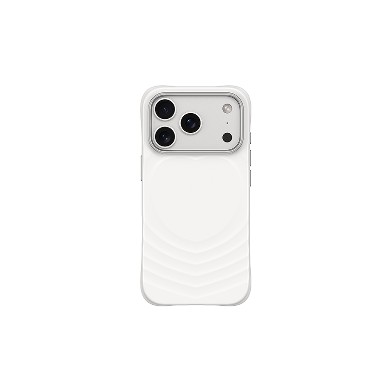 Rouyun Series Liquid Silicone Shockproof Magnetic Phone Case White
