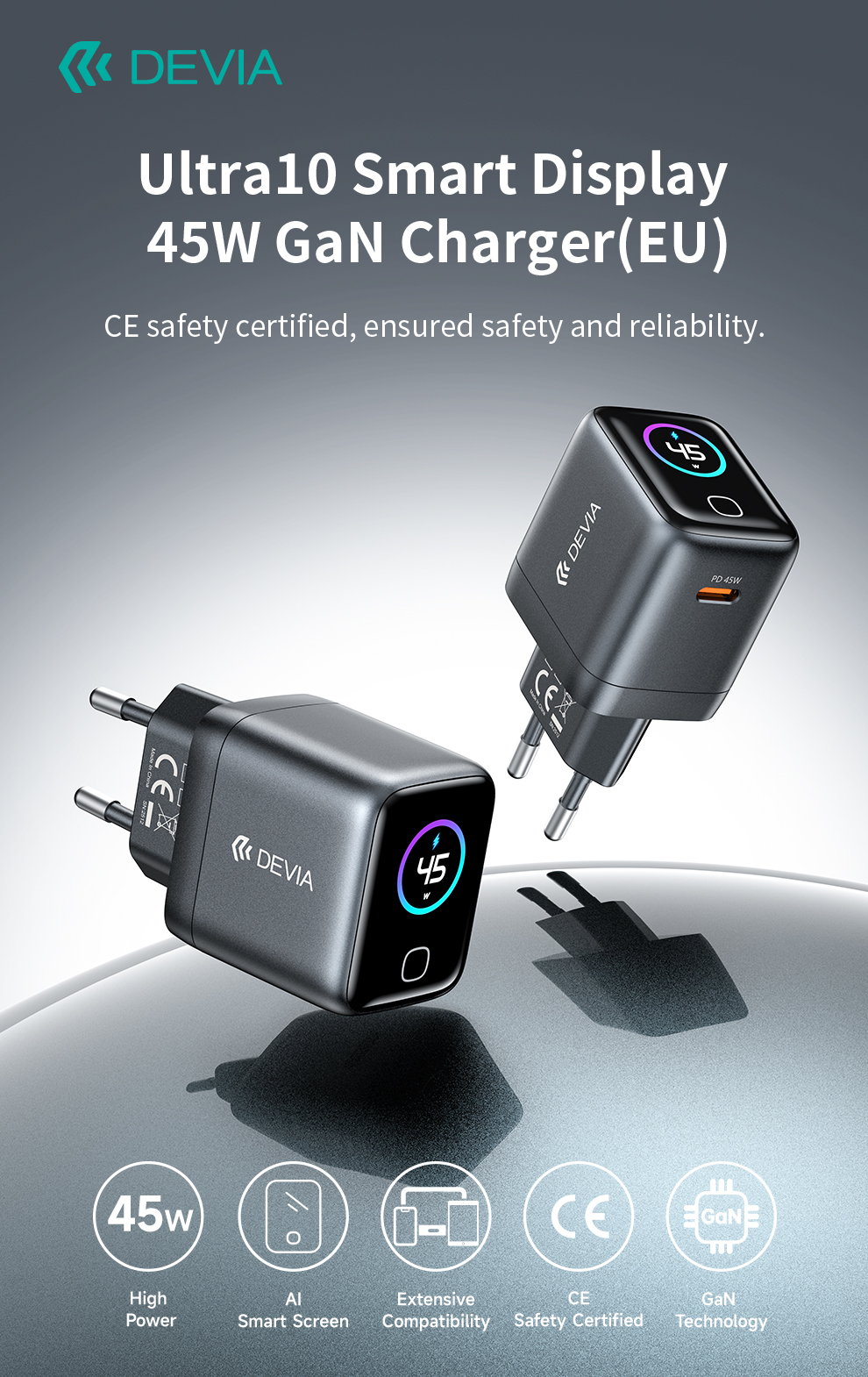 devia-ultra10-45w-gan-fast-charger-smart-display-eu-plug-overview-ce-safety-certified.jpg