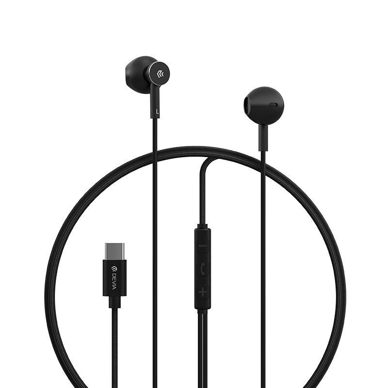 Smart Series M2 Metal Wired Earphone (Type-C Digital) black