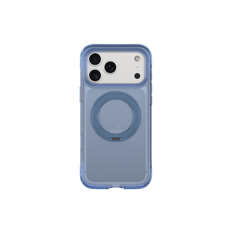 Roudun Series 360° Rotating Kickstand Airbag Magnetic Phone Case (Sensitive Touch Buttons) Blue
