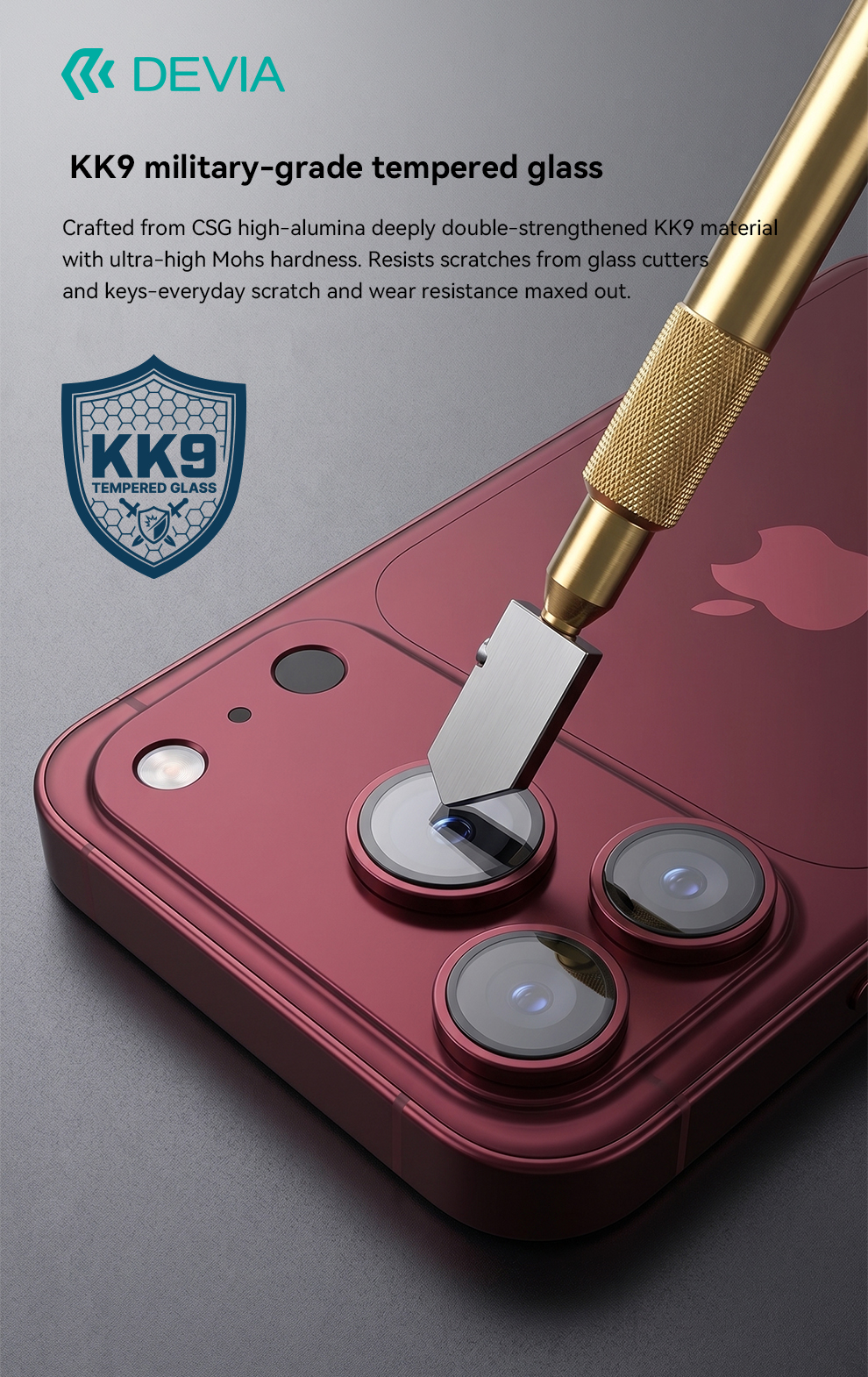 armour series sapphire hardness ar camera lens protector integrated one piece-2
