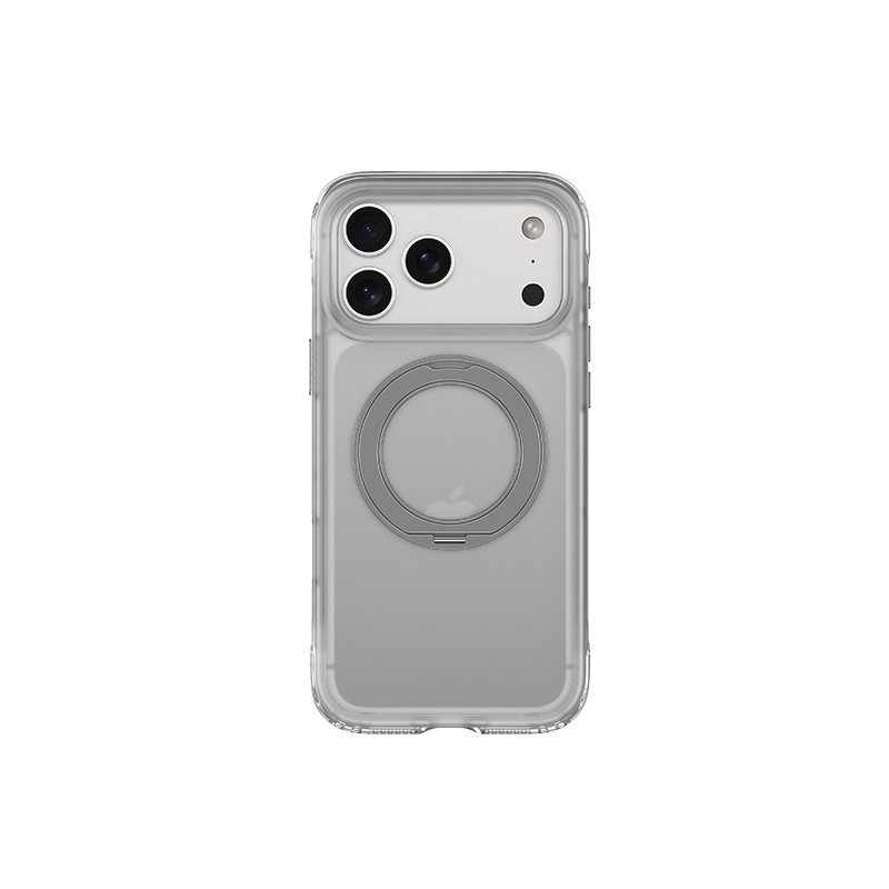 Roudun Series 360° Rotating Kickstand Airbag Magnetic Phone Case (Sensitive Touch Buttons) Grey