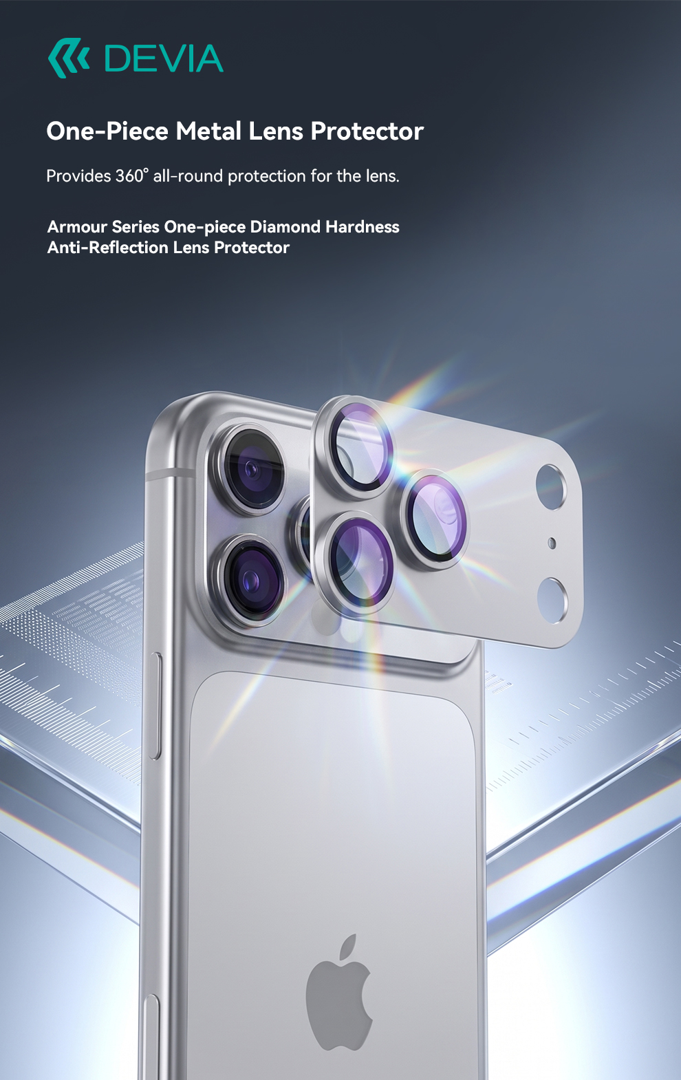armour series sapphire hardness ar camera lens protector integrated one piece-1