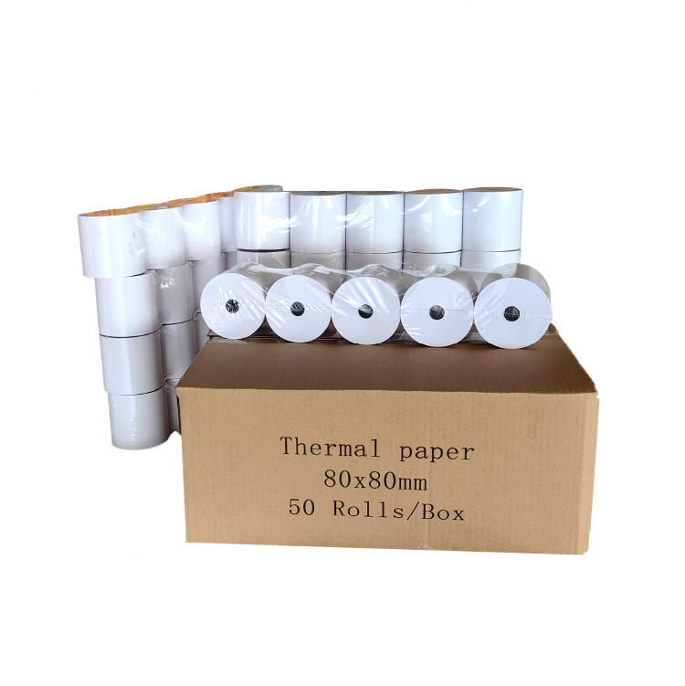 80mm Thermal Paper Rolls for Cash Registers | OEM & Wholesale Supplier