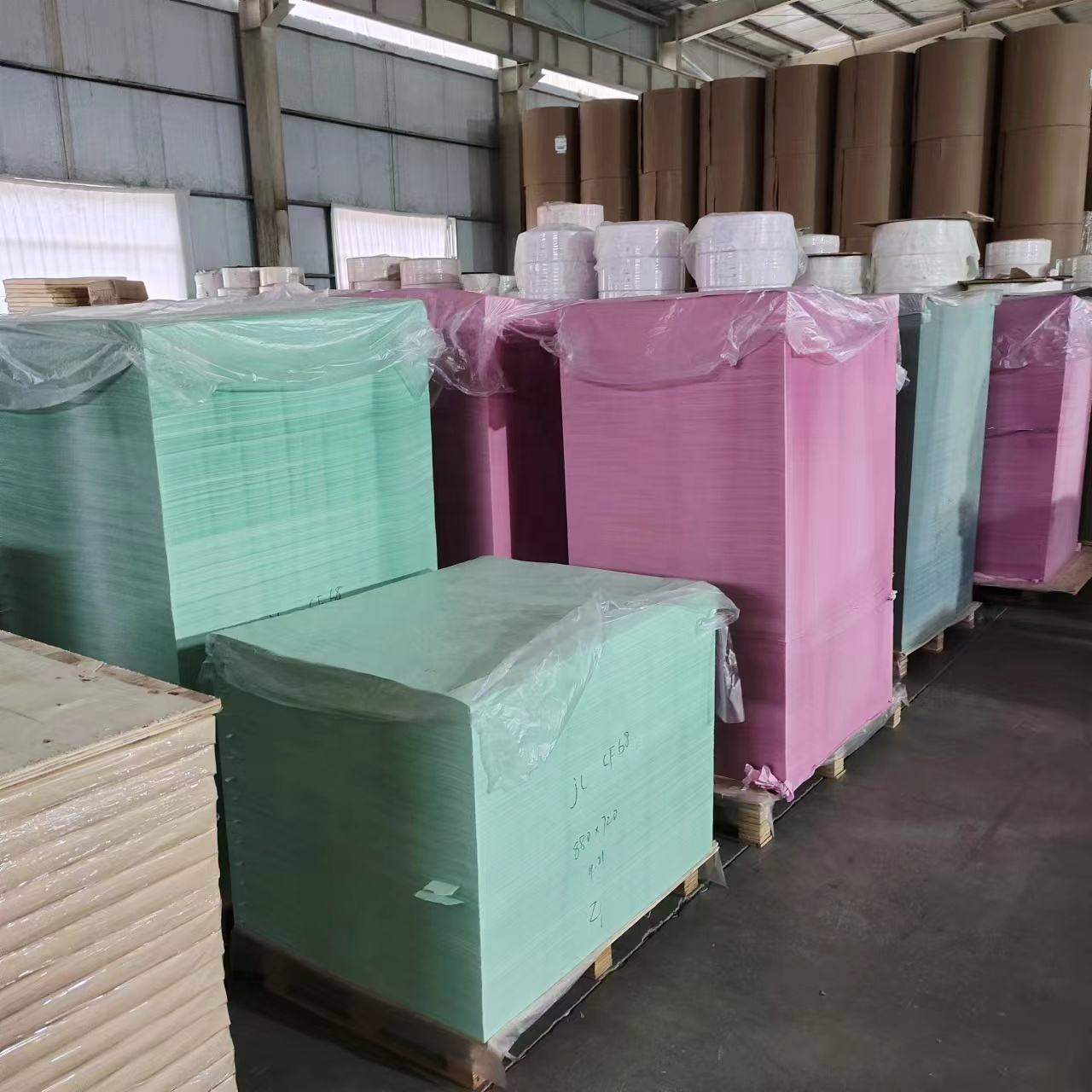 Virgin Wood Pulp NCR Carbonless Copy Paper Sheets, 2‑6 Ply Custom Color Size Office Invoice Receipt Pressure‑Sensitive Carbon Free Paper