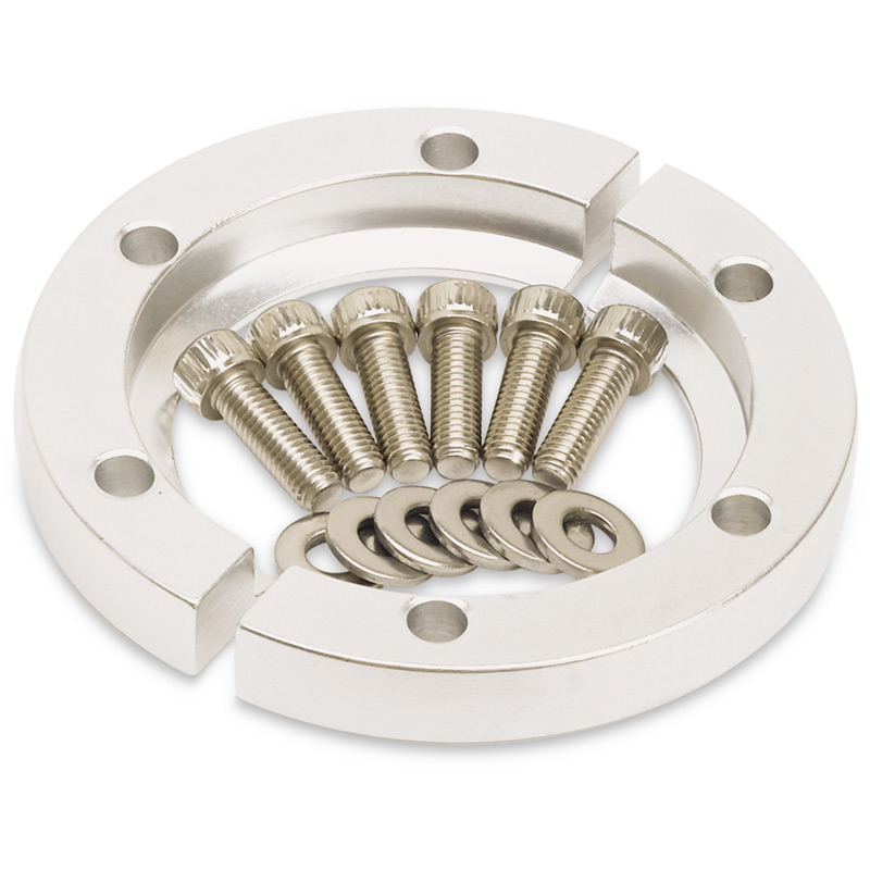 KF Bulkhead Clamp Aluminum Vacuum Flange KF16/KF25/KF40/KF50 High Quality Vacuum Clamp Fitting NW16/25/40/50 and for Simple HV Chamber Pots