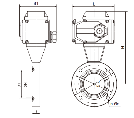 High Vacuum Butterfly Valve SS304/SS316L Stainless Steel ISO-F63-200 High Quality Butterfly Valve Manual/Pneumatic/Electric manufacture