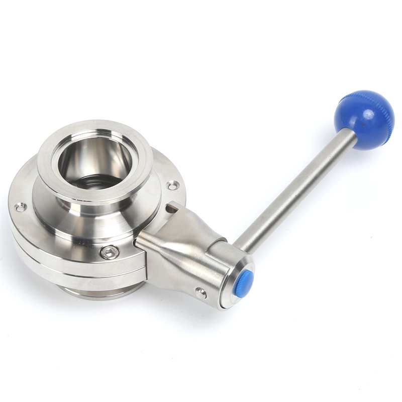 SS304 SS316L Vacuum Butterfly Valve Stainless Steel FKM Sale KF25/KF40/KF50 With Flange Manual Actuator Electric NW25/40