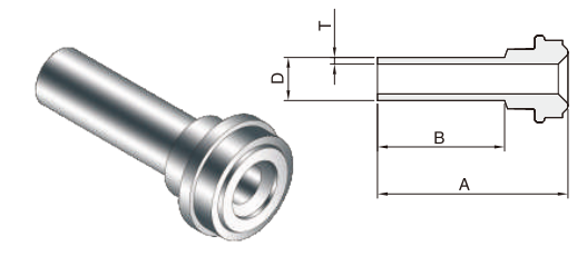 SS316L Ultra High-Purity Short Gland VCR Fittings Stainless Steel QCR Fittings BA/EP Seals factory