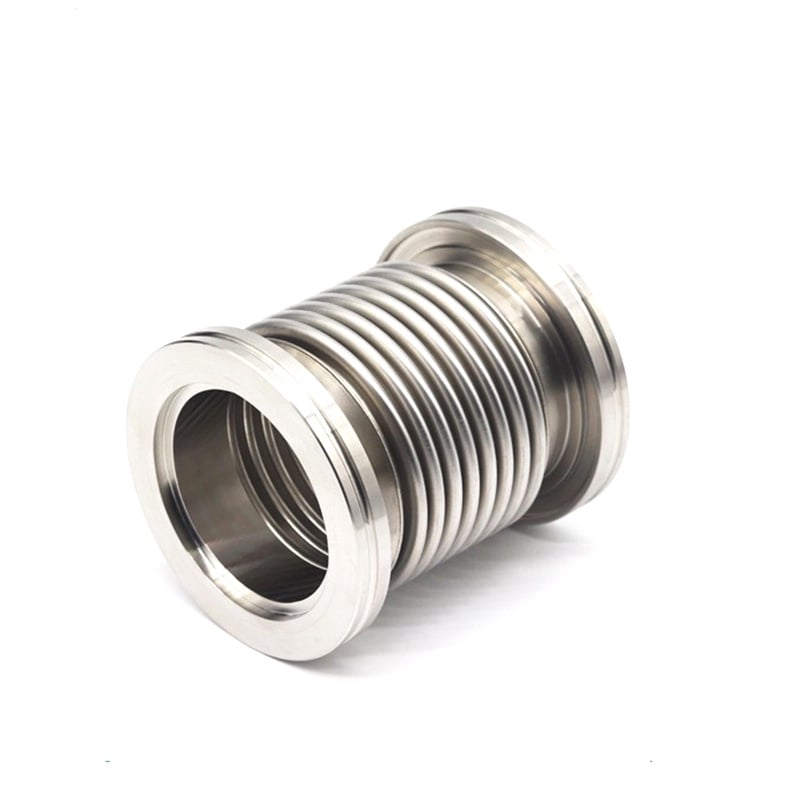 ISO-K SS304 SS316L Flexible Hose Bellows ISO63-ISO200 Vacuum Compressible Formed NW63-200 Flanges Fittings