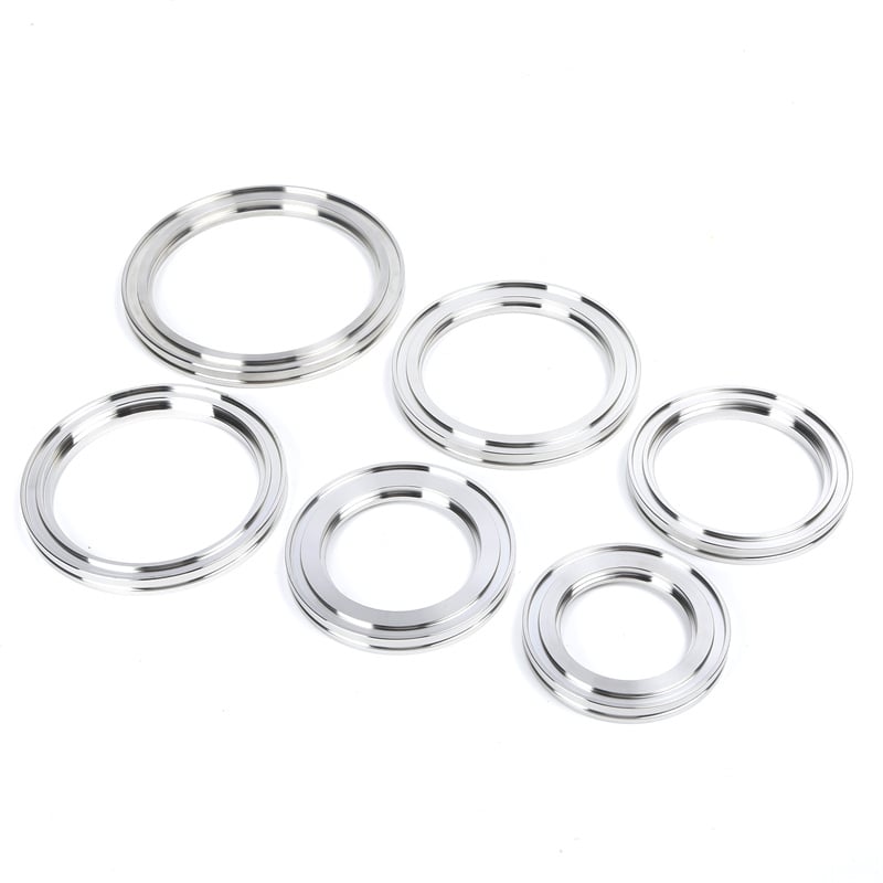ISO-K Claw Clamp Bored Stainless Steel Vacuum Fitting ISO63-ISO500 SS304/SS316L Claw Clamp Bored Flanges  for Semiconductor