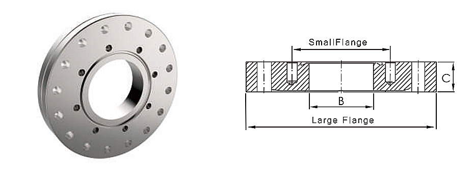 CF Zero Length Reducers SS304 SS316L High Vacuum Fitting Different Size CF Flange on Both Sides Stainless Steel Thru Holes/Metric Thread CF35xCF16-CF200xCF150 UNC Thread manufacture