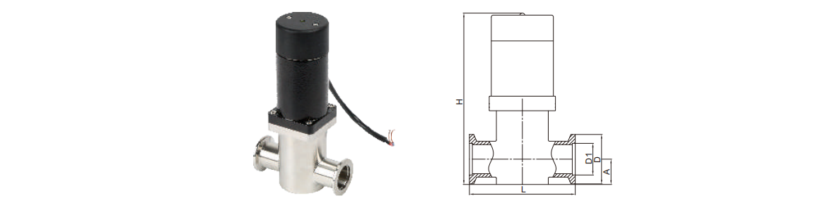 Electromagnetic Manual Valve Stainless Steel SS304/SS316L KF16/KF25/KF40/KF50 Gas Electric Power Vacuum Straight Angle Valve NW16/NW25/NW40/NW50 manufacture