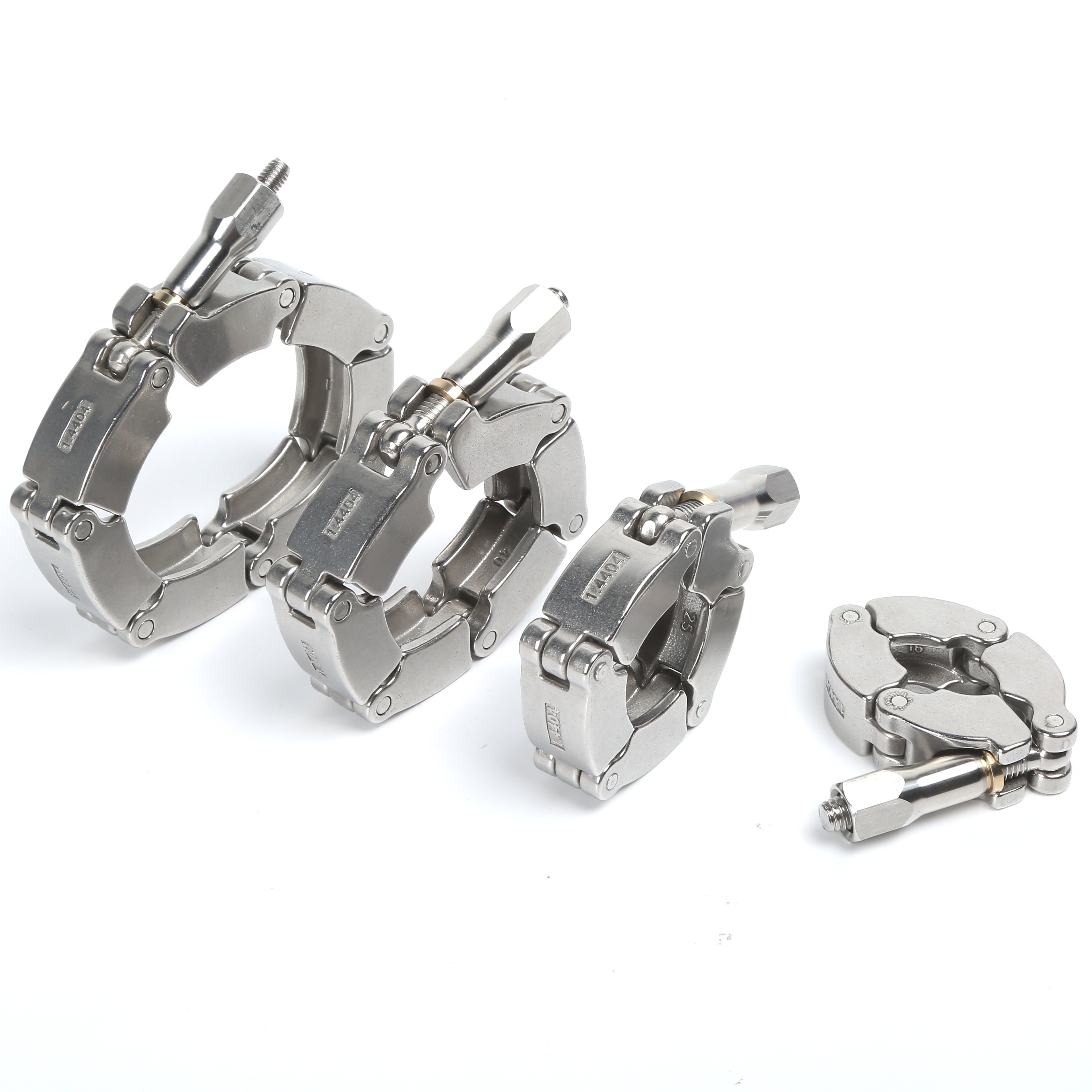 SS316L  KF Chain Clamp Vacuum Fitting Flange KF16/KF25/KF40/KF50 Stainless Steel Vacuum Clamp NW16-NW50