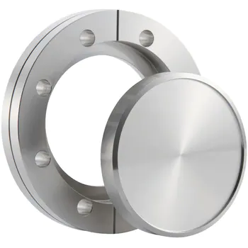 CF Blanker Rotatable Stainless Steel  High Quality Vacuum Flanges CF16-CF350 SS304 SS316L Blanker Rotatable Thru Holes/Metric Thread/UNC Thread Fitting