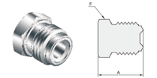 Stainless Steel End Plug SS316L QCR-Metal Face Fitting 1/8"-1" Bright Anneal/Electro Polishing manufacture