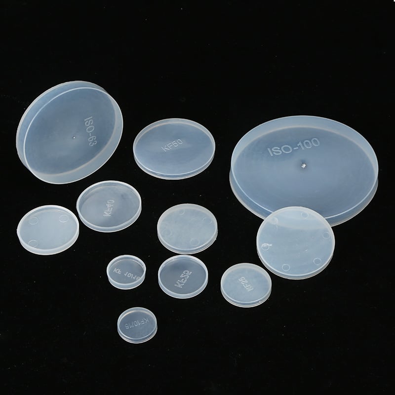 CF Flange Plastic Cap White PE High Vacuum Dust-proof Cap CF16-CF300 High Quality Used to Protect CF Flange Surface Fitting