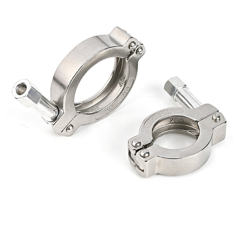 SS304 KF Double Pin Clamp Vacuum Double Pin Clamp Stainless Steel KF/NW Vacuum Fitting for Semiconductor
