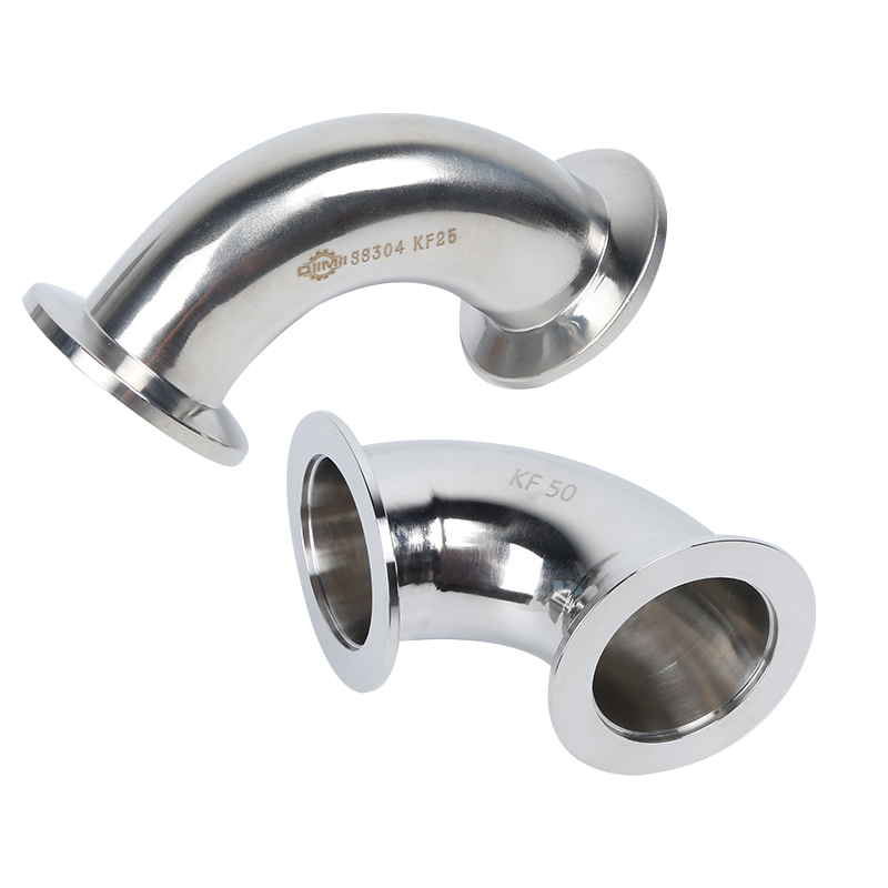 KF 90 Degree Elbow NW25/NW40 Vacuum Fitting Connector Stainless Steel KF16/KF25/KF40/KF50 Elbows SS304 SS316L  90° Elbows