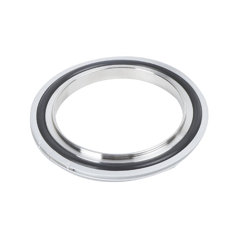 ISO Center Ring with Outer Ring & O-Ring ISO63-ISO500 Vacuum Fitting SS304/SS316L/Aluminum Stainless Steel FKM/NBR/EPDM