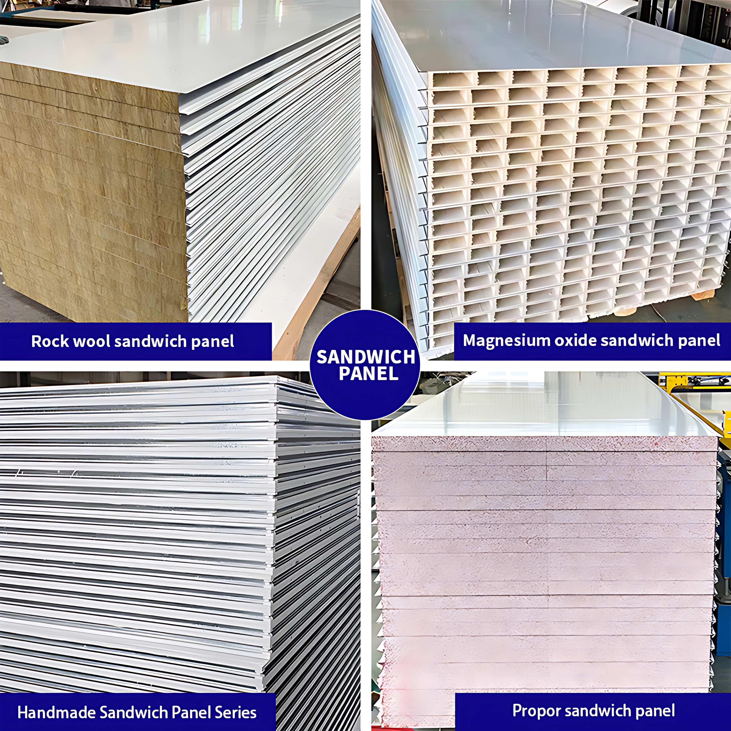Differences Between EPS Foam Panel And Rock Wool Sandwich Panel