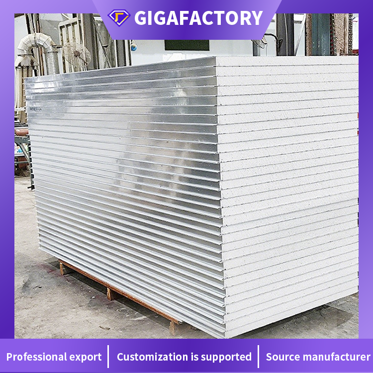 Hygienic 50 mm EPS Sandwich Panel Ceiling for Food Processing Plant